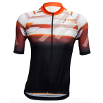 Camisa ciclismo masculino grafismo laranja Crisracca